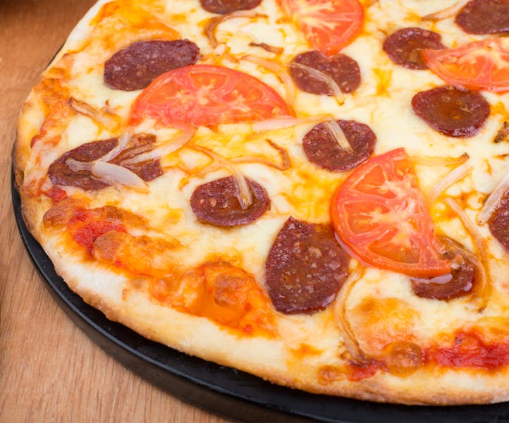 Meat Lovers pizza with sausage pepperoni and bacon
