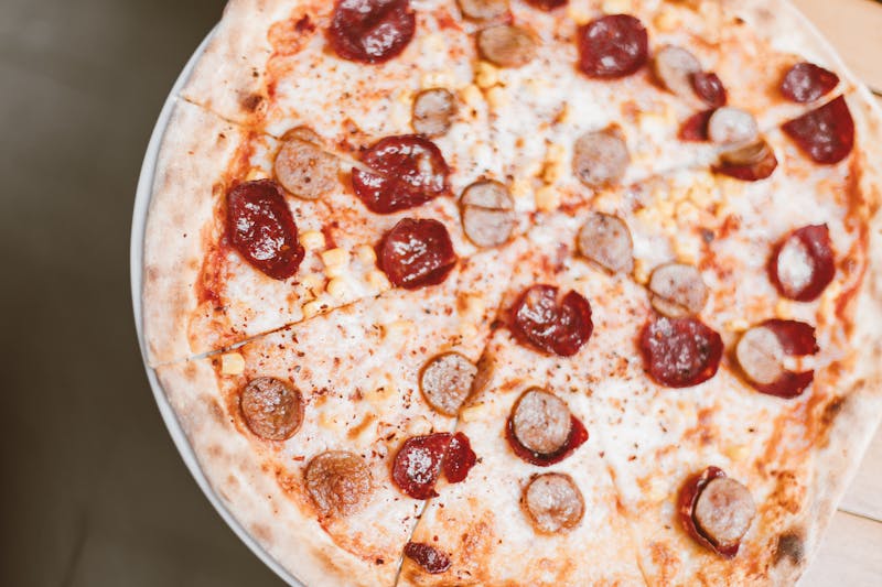 BBQ Chicken pizza with smoky sauce and grilled chicken
